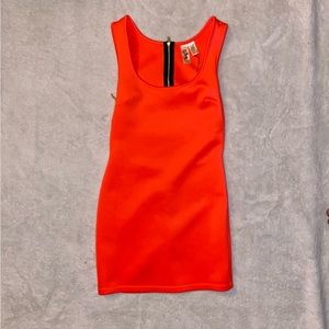 Neon Orange Dress